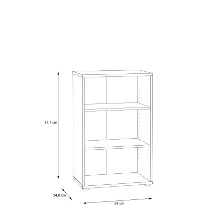 Libreria URAN in rovere Artisan