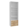 Libreria URO rovere artisan/bianco