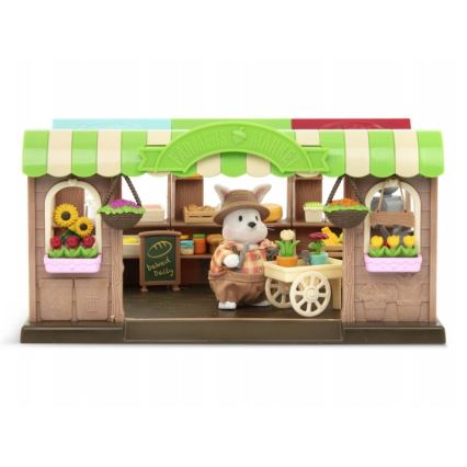 Li'l Woodzeez - Set di giocattoli per il mercato agricolo