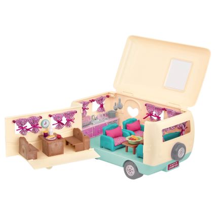 Li'l Woodzeez - Set di giochi HAPPY CAMPER campeggio