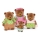 Li'l Woodzeez - Set di miniature HEALTHNUGGLE famiglia di orsi