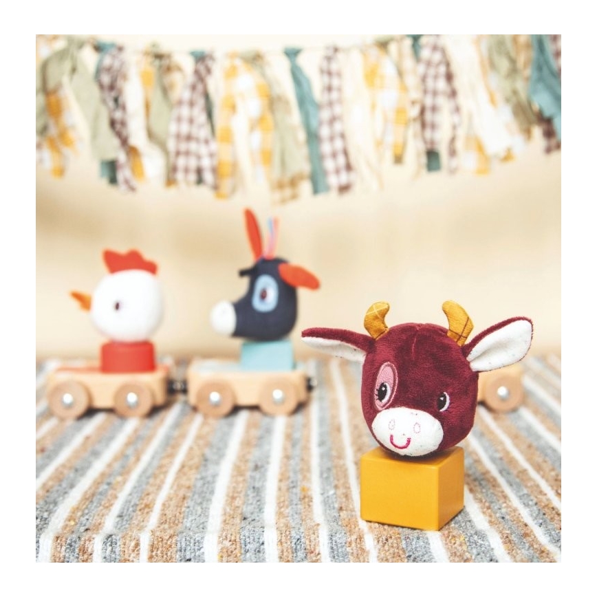 Lilliputiens - Legno macchine con gli animali Fattoria