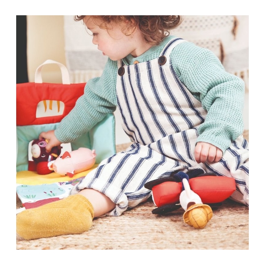Lilliputiens - Peluche set La mia prima fattoria