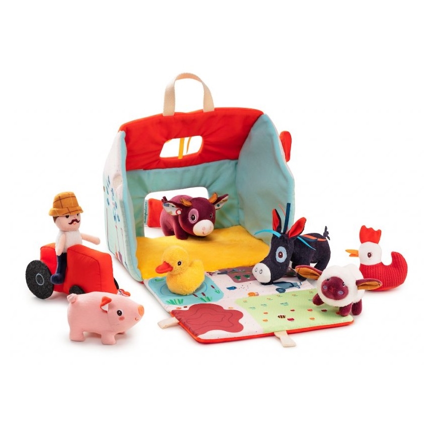 Lilliputiens - Peluche set La mia prima fattoria