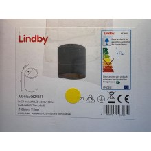 Lindby - Applique a LED EDVIN 1xG9/3W/230V calcestruzzo