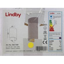 Lindby - Applique a LED JENKE 2xLED/2,5W/230V gesso