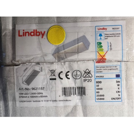 Lindby - Applique LED LONISA LED/10W/230W