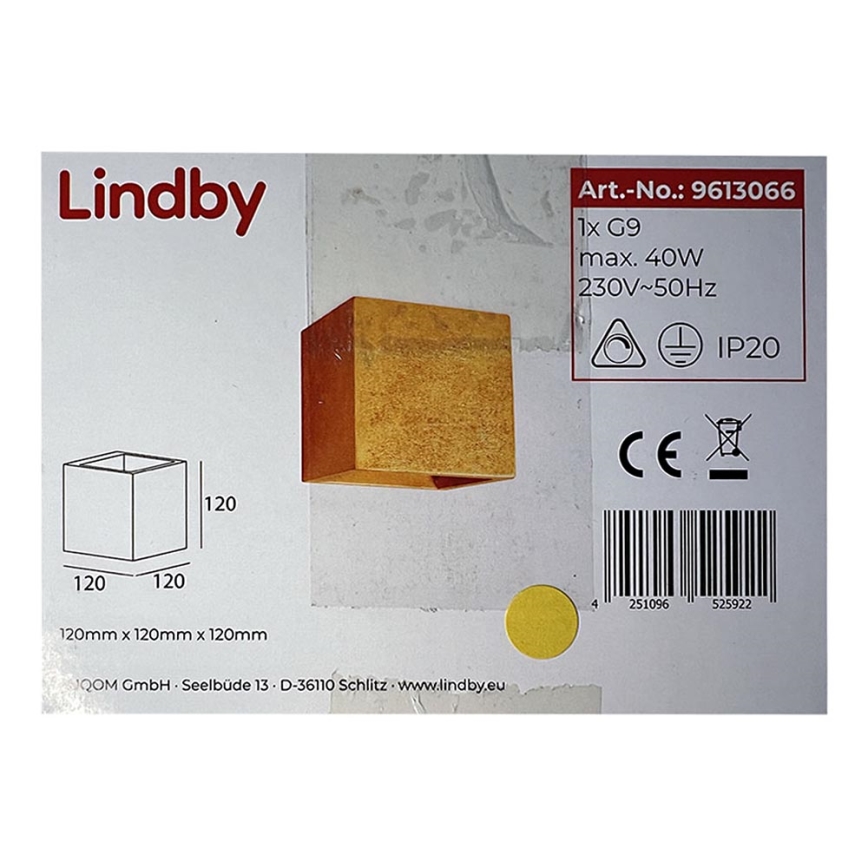 Lindby - Applique YADE 1xG9/20W/230V