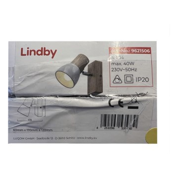 Lindby - Faretto a parete THORIN 1xE14/40W/230V