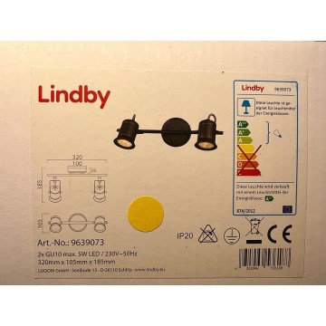 Lindby - Faretto CANSU 2xGU10/5W/230V