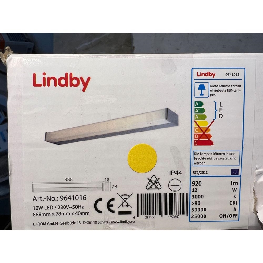 Lindby - Illuminazione LED per specchio da bagno PHILIPPA LED/10W/230V IP44