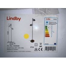 Lindby - Lampada con piedistallo SHILA 2xGU10/25W/230V