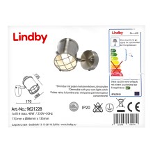 Lindby - Lampada da parete dimmerabile a LED EBBI 1xE14/5W/230V