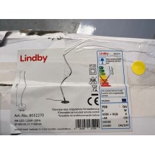 Lindby - Lampada da terra LED RGB dimmerabile CRIOSTAL LED/9W/230V + telecomando