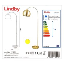 Lindby - Lampada da terra MOISIA 1xE27/40W/230V