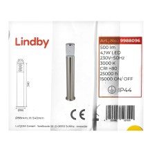 Lindby - Lampada LED per esterni BELEN LED/4,1W/230V IP44