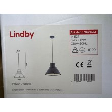 Lindby - Lampadario a filo PERCIVAL 1xE27/60W/230V