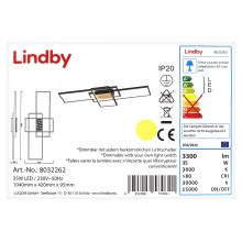 Lindby - Lampadario a plafone LED dimmerabile EMILJAN LED/35W/230V