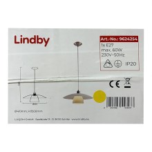 Lindby - Lampadario a sospensione con filo DOLORES 1xE27/60W/230V