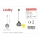 Lindby - Lampadario a sospensione con filo FRANCES 1xE27/60W/230V