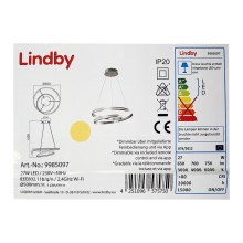 Lindby - Lampadario con filo LED dimmerabile SMART VERIO LED/27W/230V 3000/4000/6000K + TC