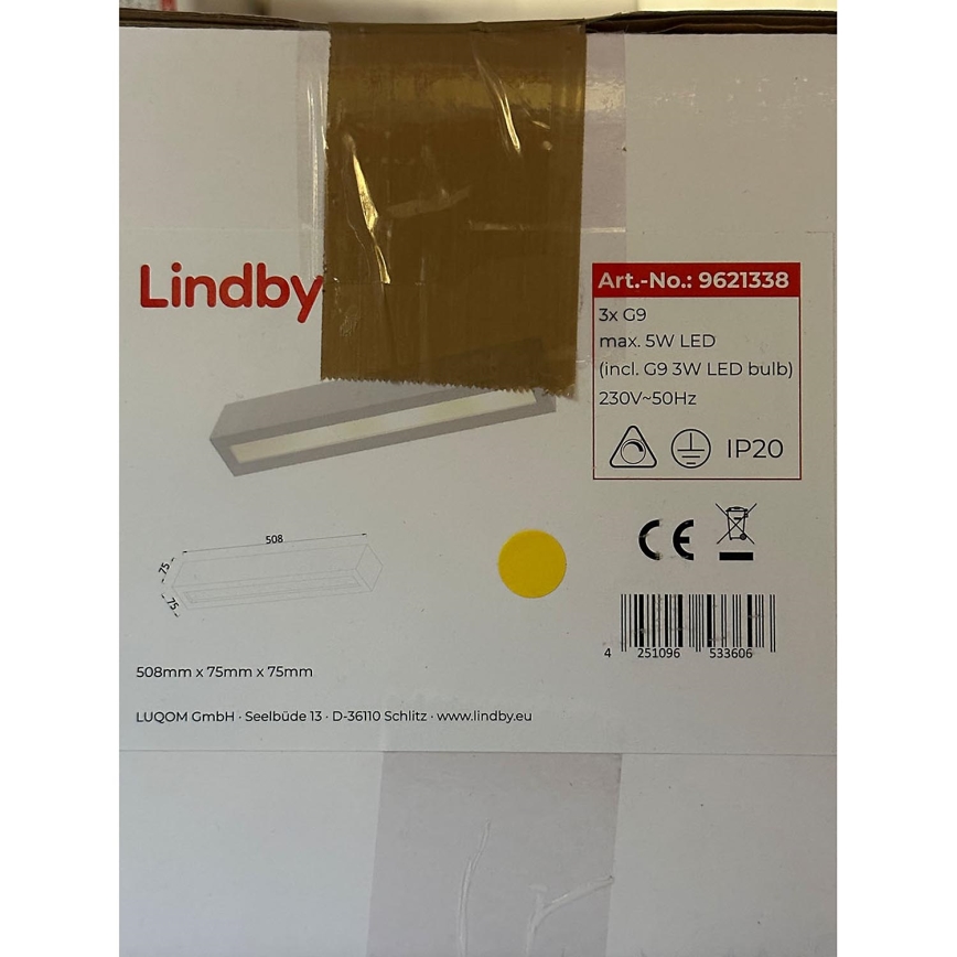 Lindby - LED Applique TJADA 3xG9/3W/230V