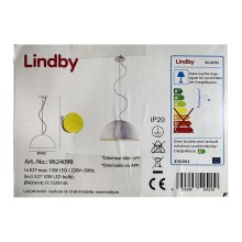 Lindby - LED RGB Lampadario dimmerabile a sospensione con filo CAROLLE LED/10W/230V + T
