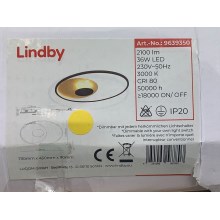 Lindby - Plafoniera LED dimmerabile FEIVAL LED/36W/230V