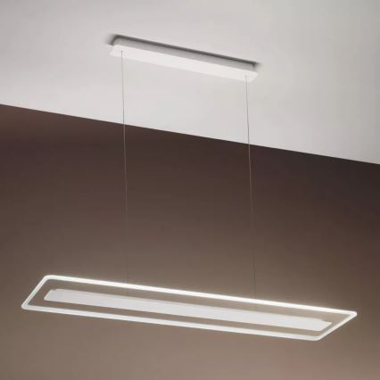 Linea Lampada 8936 - Lampadario LED a sospensione con filo ANTILE LED/45W/230V CRI 90 bianco