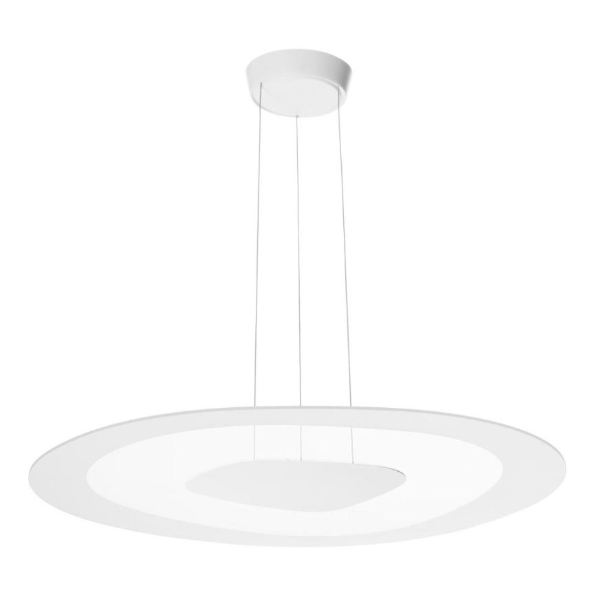 Linea Light 90348 - Lampadario LED a sospensione con filo ANTIGUA LED/38W/230V 60,8 cm CRI 90 bianco