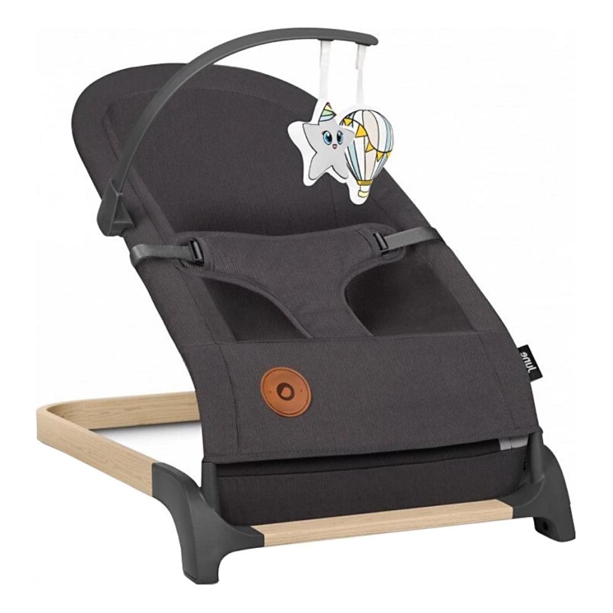 Lionelo - Altalena per bambini JUNE antracite
