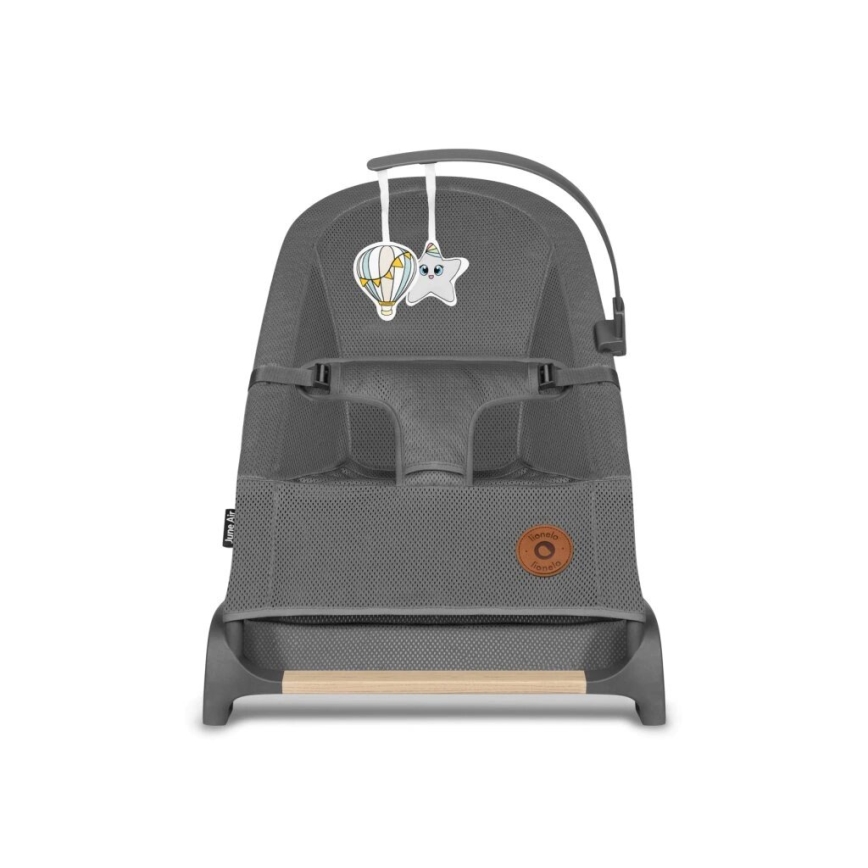 Lionelo - Altalena per bambini JUNE grigio