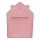 Lionelo - Asciugamano per bambini con cappuccio MUSLIN ROSA