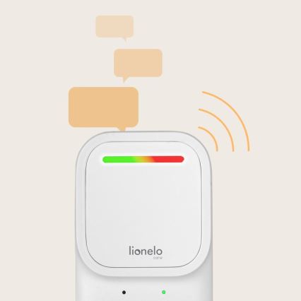 Lionelo - Baby monitor audio ricaricabile senza fili BABYLINE 2.2 5V