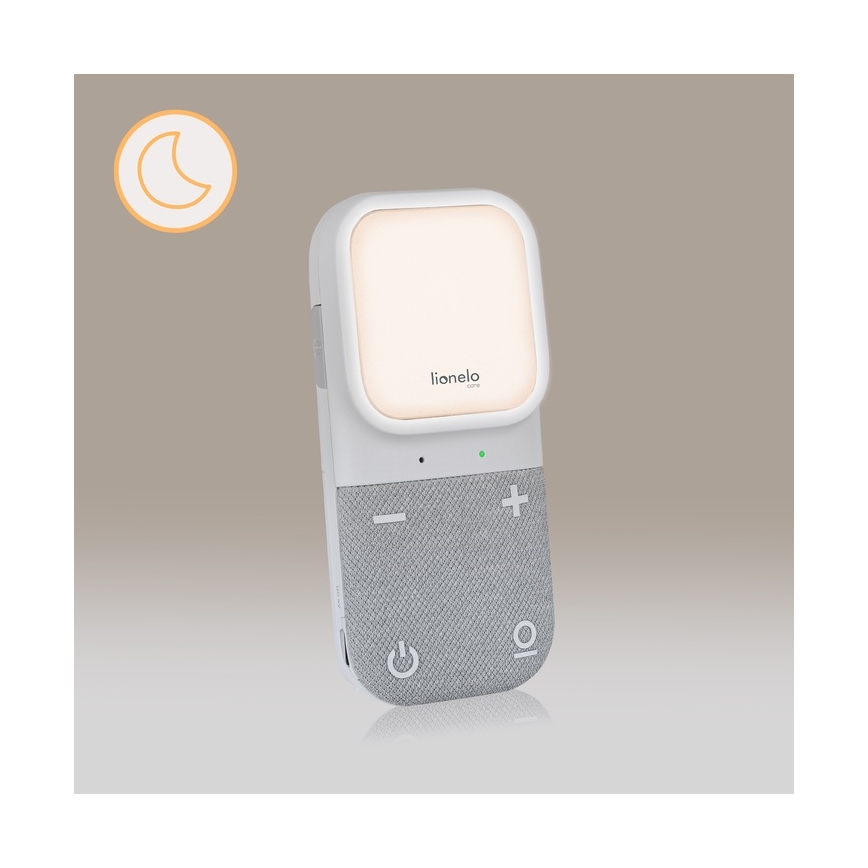 Lionelo - Baby monitor audio ricaricabile senza fili BABYLINE 2.2 5V
