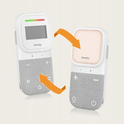 Lionelo - Baby monitor audio ricaricabile senza fili BABYLINE 2.3 5V