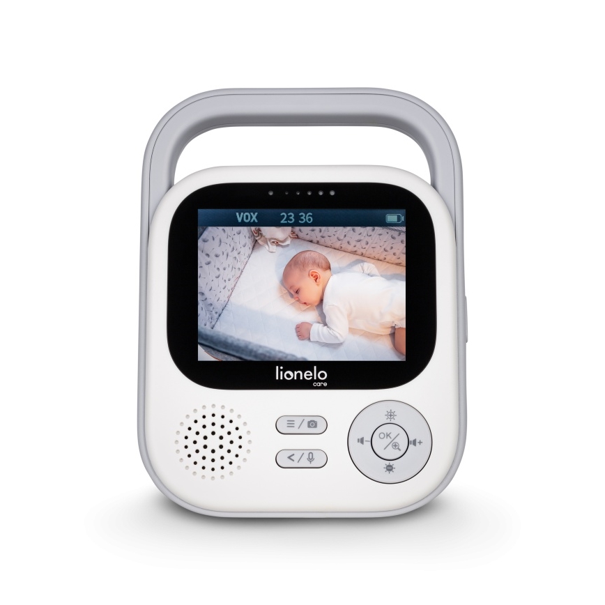 Lionelo - Baby monitor BABYLINE 3.2 con display, 5V 2600 mAh