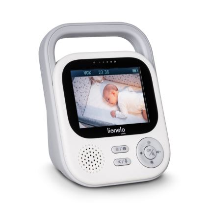 Lionelo - Baby monitor BABYLINE 3.2 con display, 5V 2600 mAh