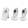 Lionelo - Baby monitor BABYLINE 5.1 con display, 230V 1000 mAh