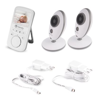 Lionelo - Baby monitor BABYLINE 5.1 con display, 230V 1000 mAh
