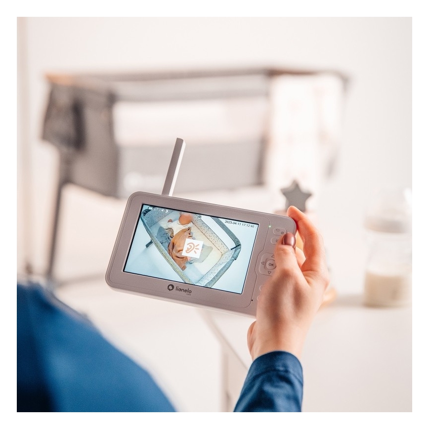 Lionelo - Baby monitor con display BABYLINE 6.2 5V 3600 mAh