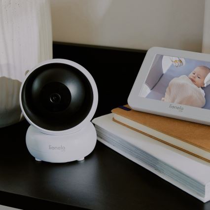Lionelo - Baby monitor con display BABYLINE 8.3, 5V 3600 mAh
