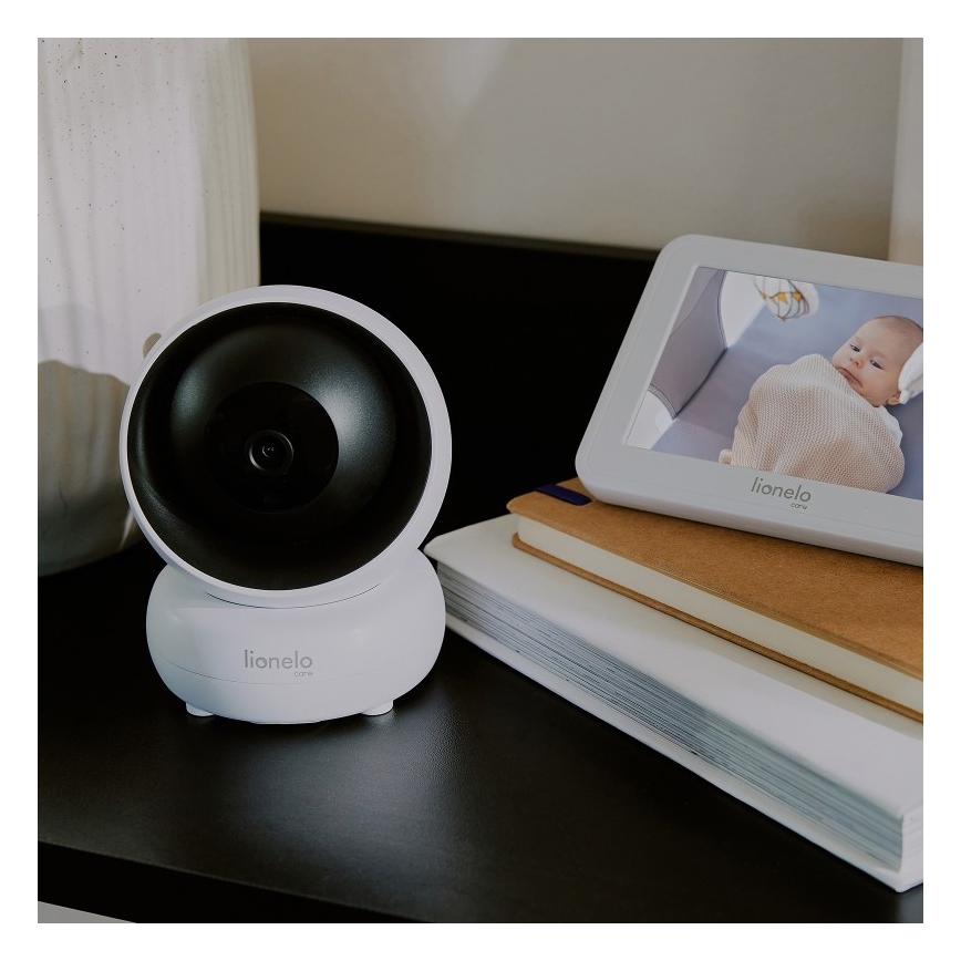 Lionelo - Baby monitor con display BABYLINE 8.3, 5V 3600 mAh