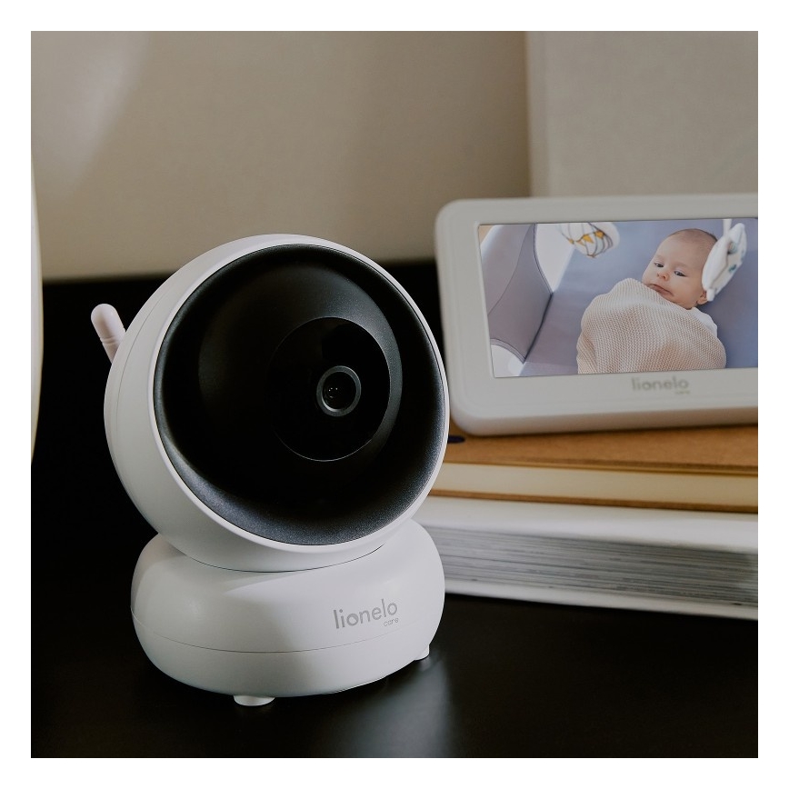 Lionelo - Baby monitor con display BABYLINE 8.3, 5V 3600 mAh