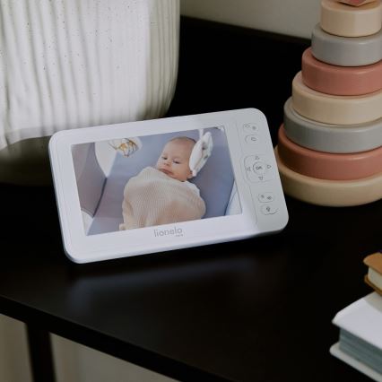 Lionelo - Baby monitor con display BABYLINE 8.3, 5V 3600 mAh