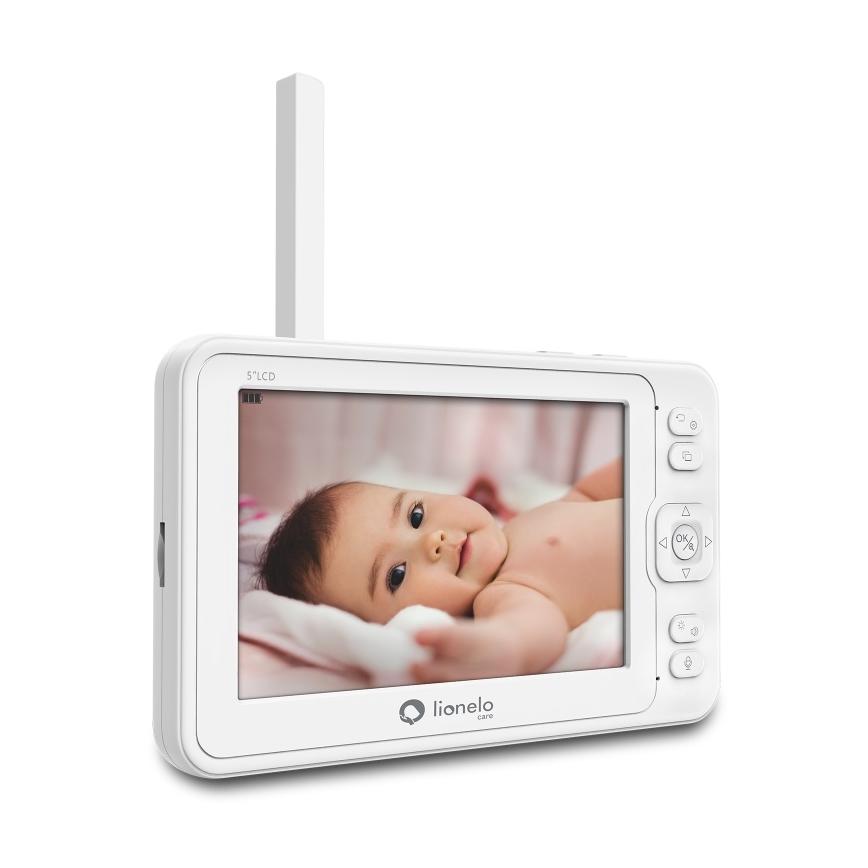 Lionelo - Baby monitor con display BABYLINE 8.3, 5V 3600 mAh