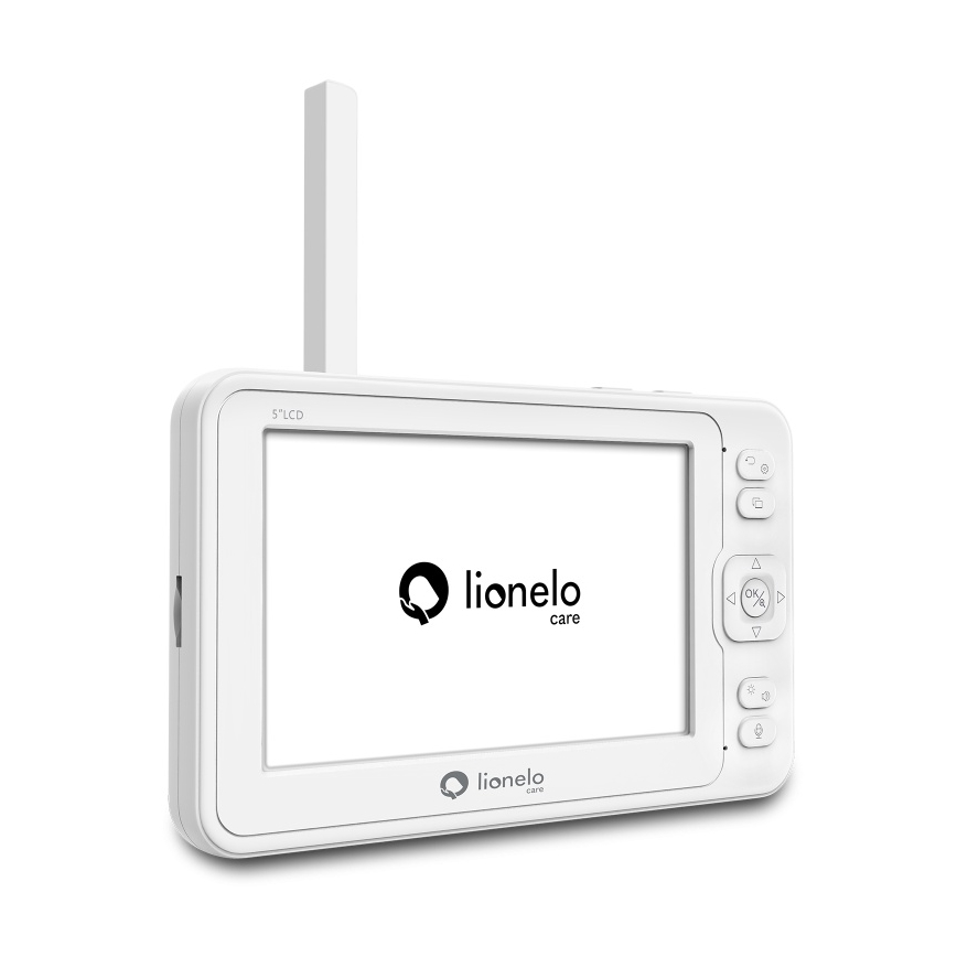 Lionelo - Baby monitor con display BABYLINE 8.3, 5V 3600 mAh