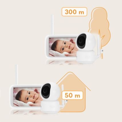 Lionelo - Baby monitor con schermo BABYLINE 9.1 5V 3600 mAh