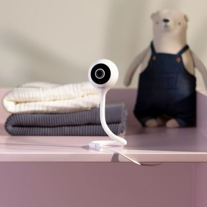 Lionelo - Baby monitor intelligente BABYLINE SMART Wi‑Fi Bianco