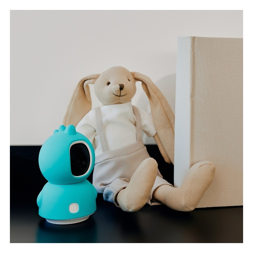 Lionelo - Baby monitor intelligente BABYLINE VIEW Wi-Fi 5V Bianco